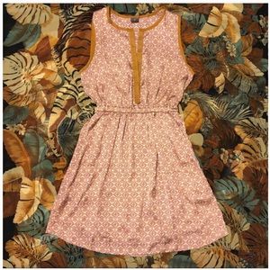 Chevignon Vintage Columbian Silk Patterned Dress